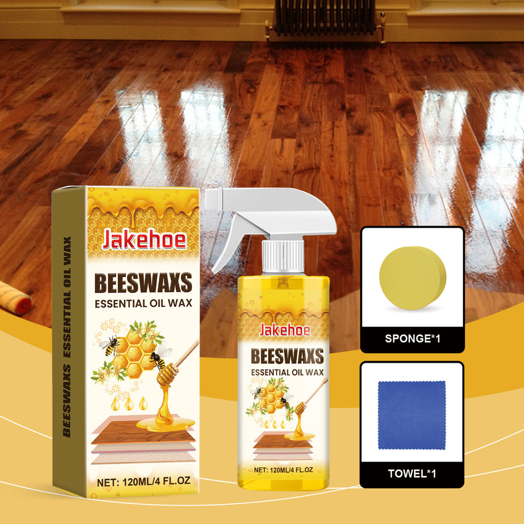 【Féláron】120 ml-es fa polírozó spray (szivaccsal és kendővel) bútorok ápolására, repedések megelőzésére és a festék védelmére