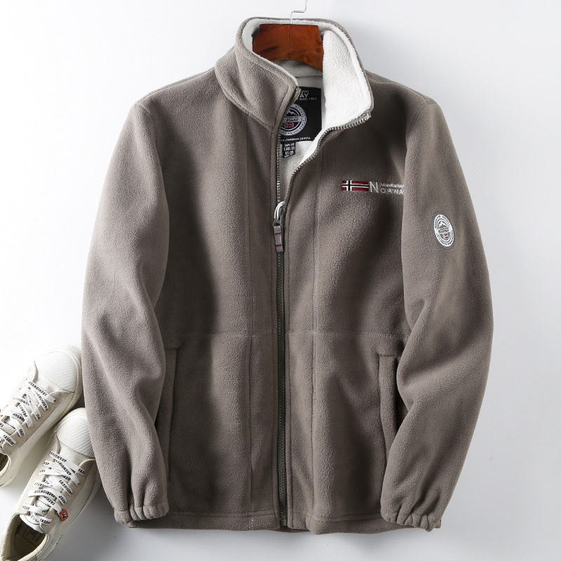 【50% OFF🔥7 napon belül kézbesítjük🔥】❄️🧥Férfi vastag gyapjú bársonykabát, plus size, meleg és kényelmes őszre és télre