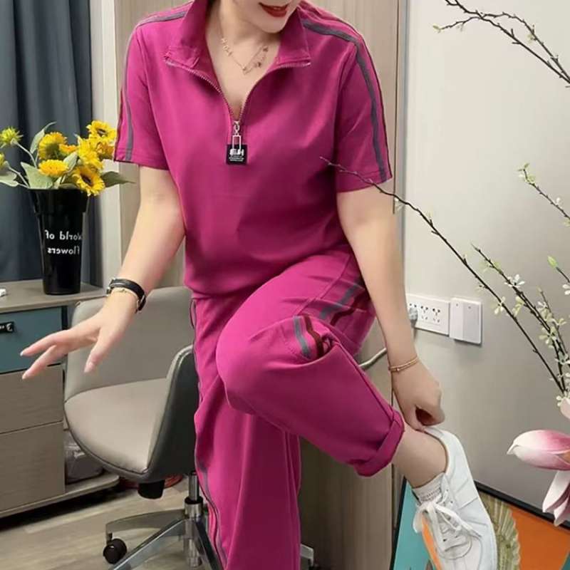 🔥👚【M-4XL】2026 Nyári új stílusú divatos női sport szettek, nagy méretek