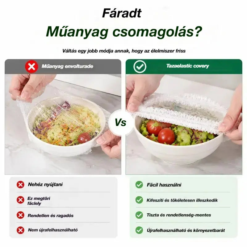 ⏳50% kedvezmény🔥【300 darab】🎉Minél többet vásárolsz, annál többet spórolsz🎁Eldobható, rugalmas ételvédők, tálakhoz és tányérokhoz alkalmasak