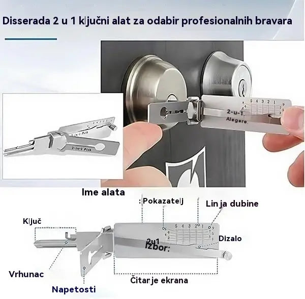 🔐Különleges promóciók ezen a héten🔑 - 50% kedvezmény🔥Rozsdamentes acél kulcsdekóder