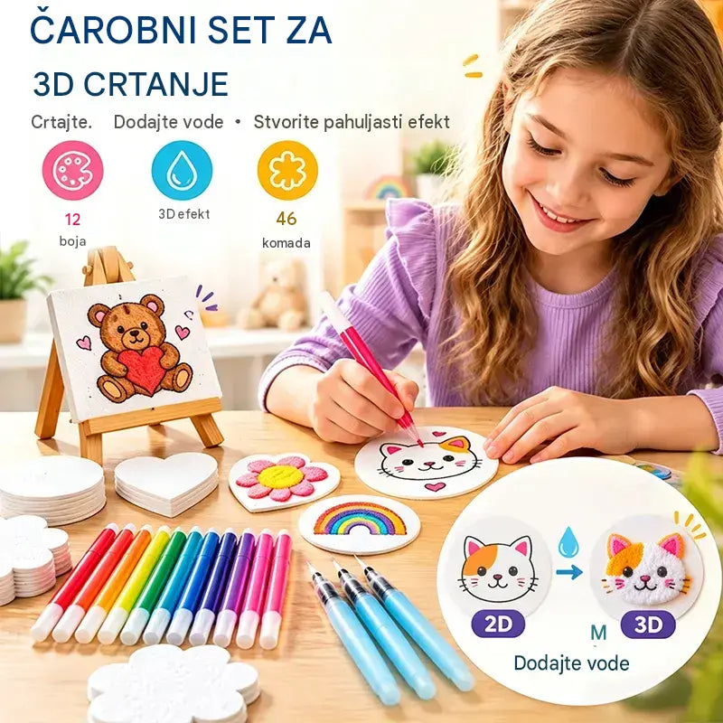 🎨3D szivacsos textúrafestő készlet