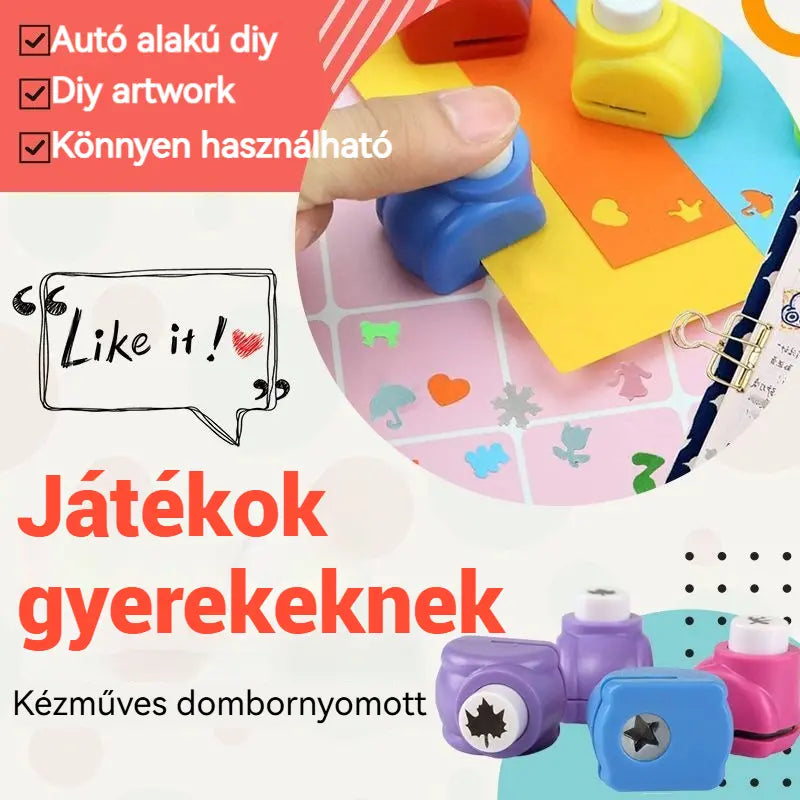 🔥✨👼【10 darab】 barkácsolás gyermek kézműves tárgyakat, dombornyomott játékokat