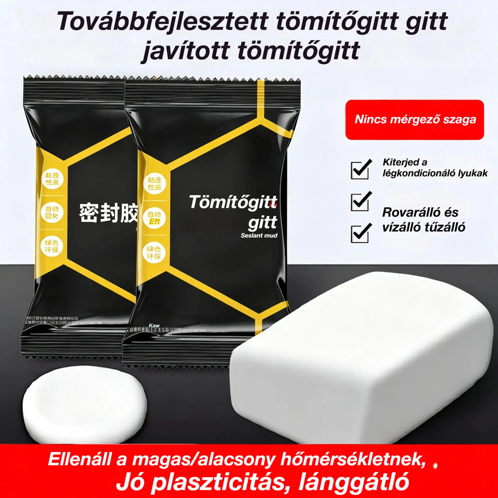【10 darab】🔧 Fehér vízálló tömítőgitt – Javítja a légkondicionáló lyukait, falait és csöveket 💧🏠