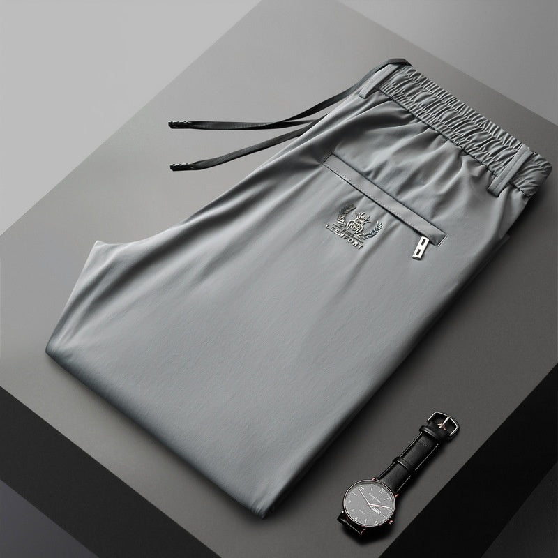 🔥【M-5XL】2026 tavaszi és nyári új Ice Silk Stretch nadrág