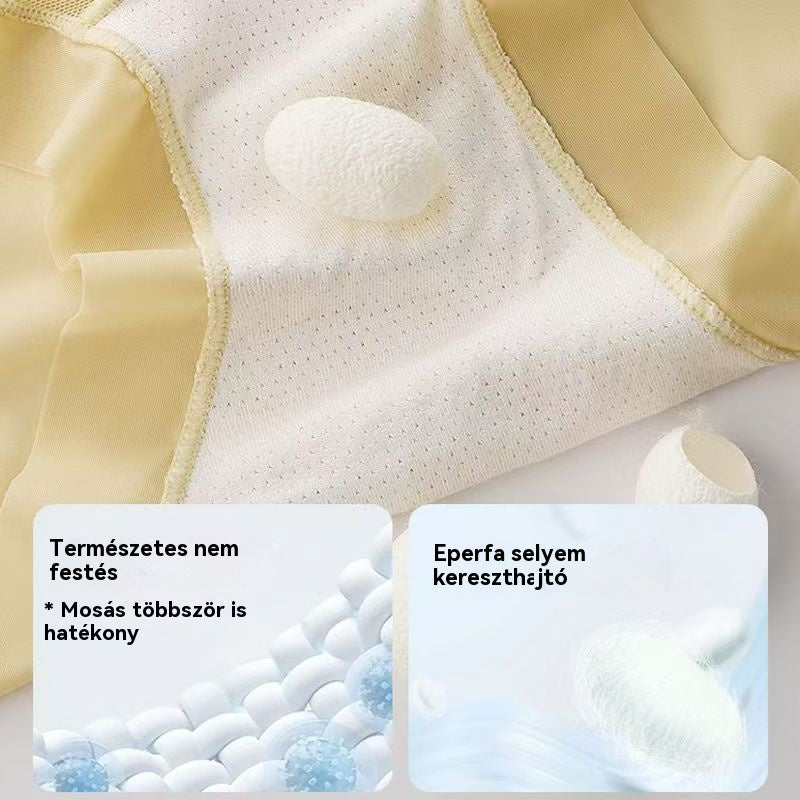 【Utolsó nap - 50% kedvezmény + Vásárolj 3-at, kapj 3-at ingyen】【6 darab】Magas derekú antibakteriális fehérnemű, amely feszesíti a hasat, könnyű és kényelmes