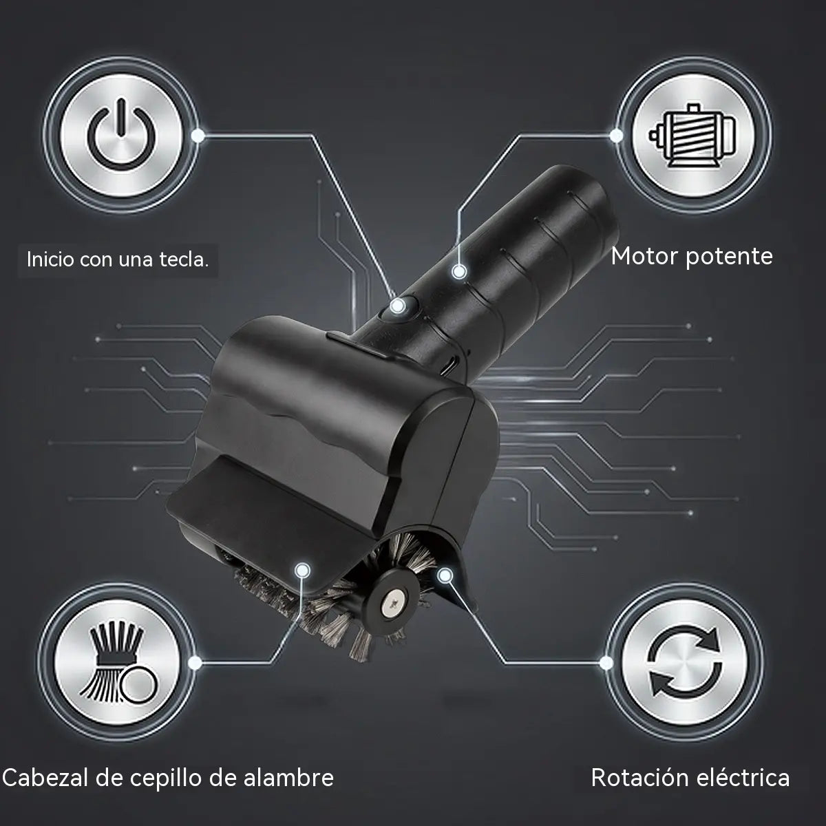 【50% kedvezmény, csak korlátozott ideig!】🔋🧹 Akkumulátoros Elektromos Grill Tisztító Kefe – Lítium Akkumulátorral, Multifunkcionális és Könnyen Használatos 🔥🍖