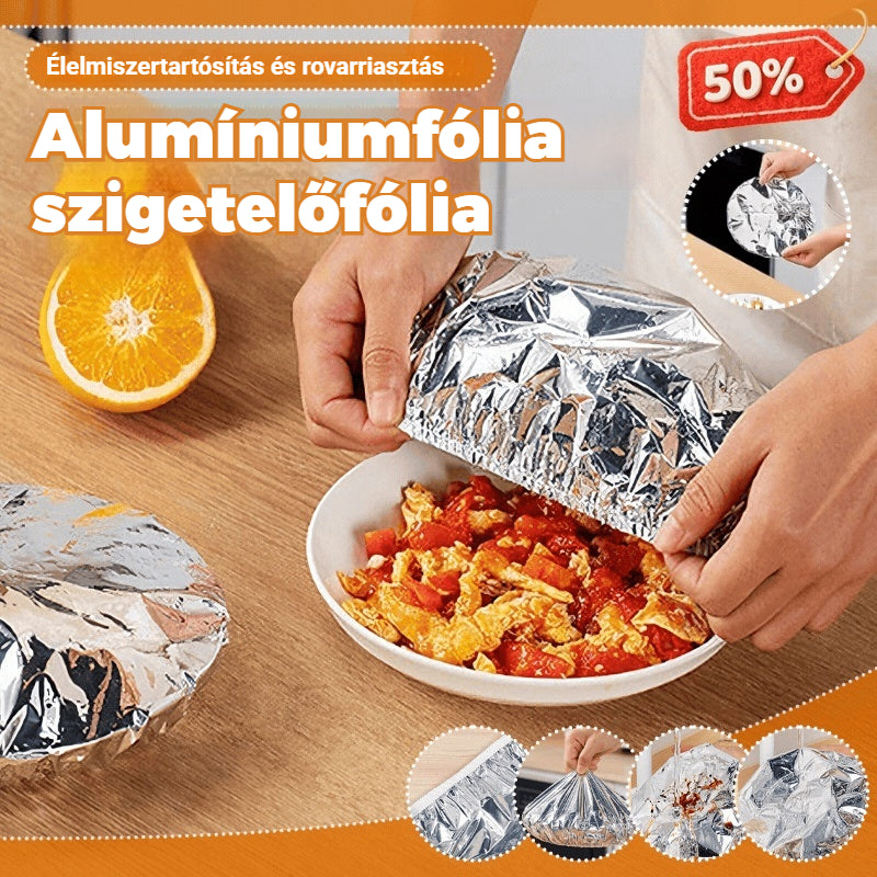 📢📢 50% KEDVEZMÉNY!⏰【100 darab】 Alumíniumfólia szigetelő borítás