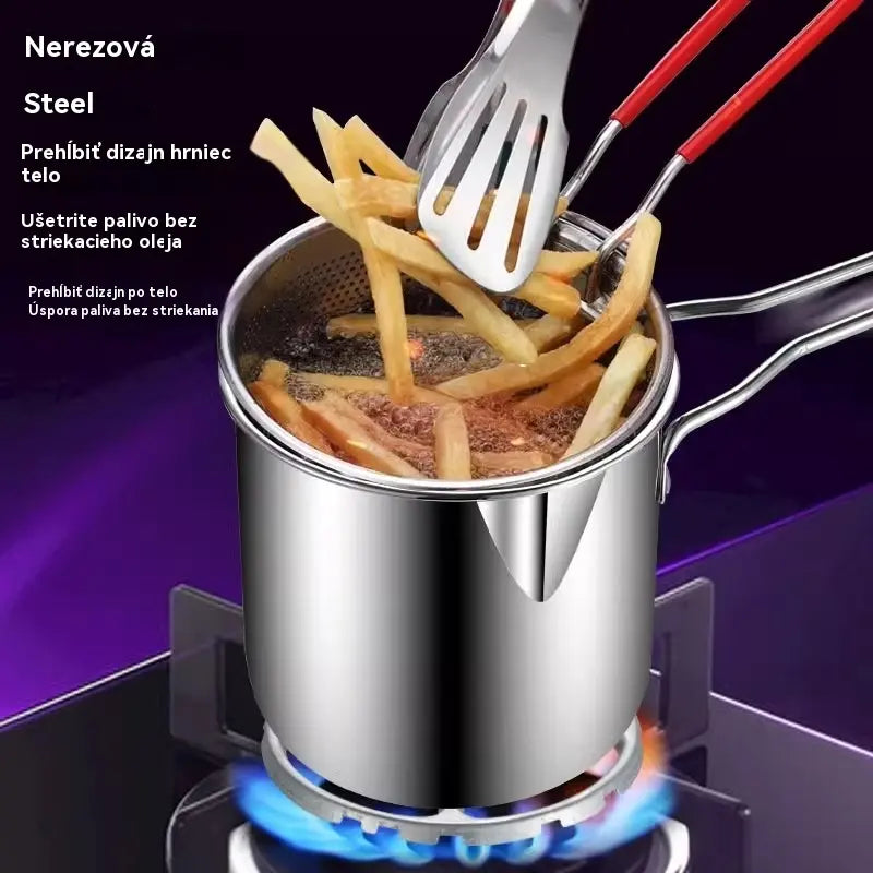 🍢🍖🍗Rozsdamentes acél grillserpenyő - Süthető