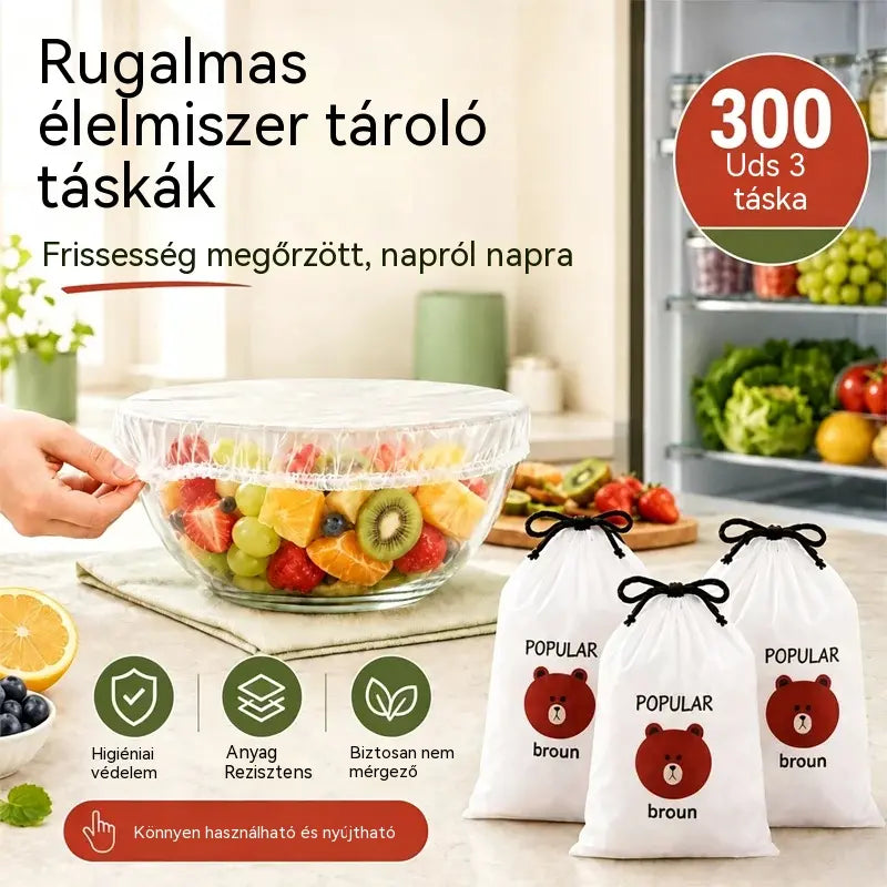 🔥 (300 darab)🍽️ Extra nagy, vastag, élelmiszeripari minőségű antibakteriális műanyag doboz