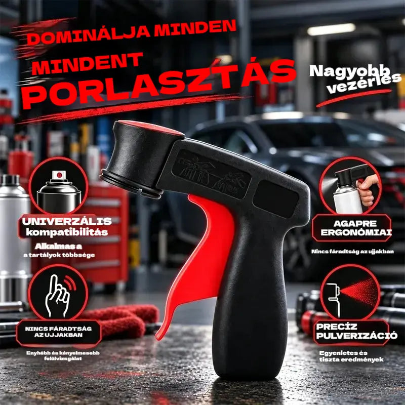 🔥【Vásároljon 1-et, kapjon 1-et ingyen】🔥🎨🔧 Kiegészítő fogantyú szórófestékes dobozokhoz | Ergonomikus markolat autók, falak és barkács projektek festéséhez