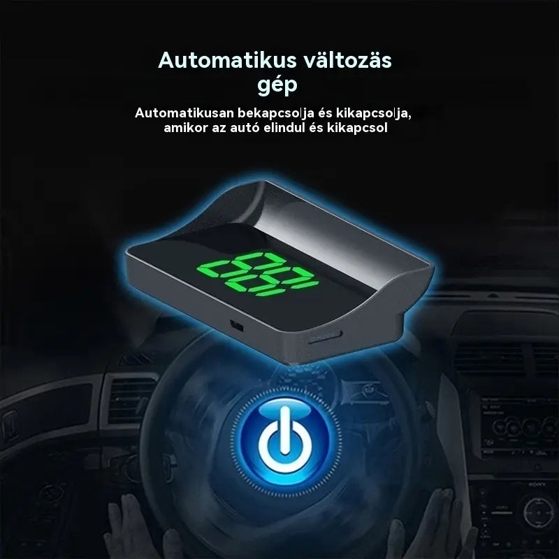 【Vegyél egyet, egyet kapsz ajándékba】Autó HUD kijelző｜HD GPS kivetítés｜Valós idejű sebesség és biztonságosabb vezetés