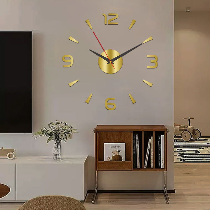 🕑【korlátozott ideig féláron】✨3D megvilágított akril falióra，Fúrás nem szükséges (szükséges saját összeszerelés)