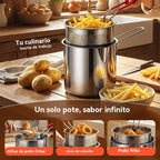 🔥【Időszakos 50% kedvezmény】🎁 Többfunkciós, 304-es rozsdamentes acélból készült fritőz