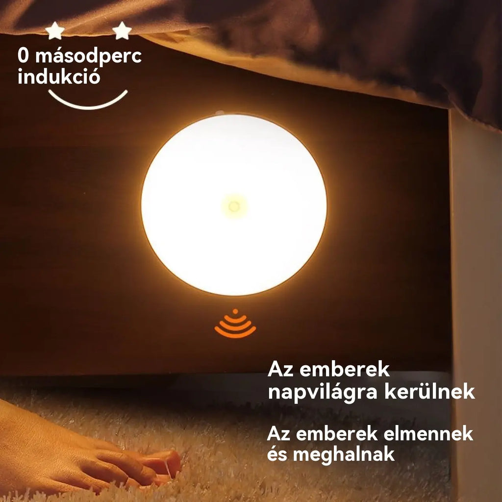 🏡【Vásárolj egyet, kapsz kettőt】💡Intelligens LED lámpa emberi test indukciójával, kényelmes és praktikus töltés