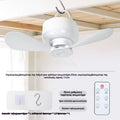 ⏰Időben korlátozott ajánlat: Újratölthető mennyezeti ventilátor LED lámpával! 🌬️✨