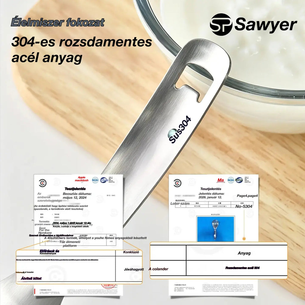 🔥50% kedvezmény🔥🥄304 rozsdamentes acél multifunkciós kanál és szűrő