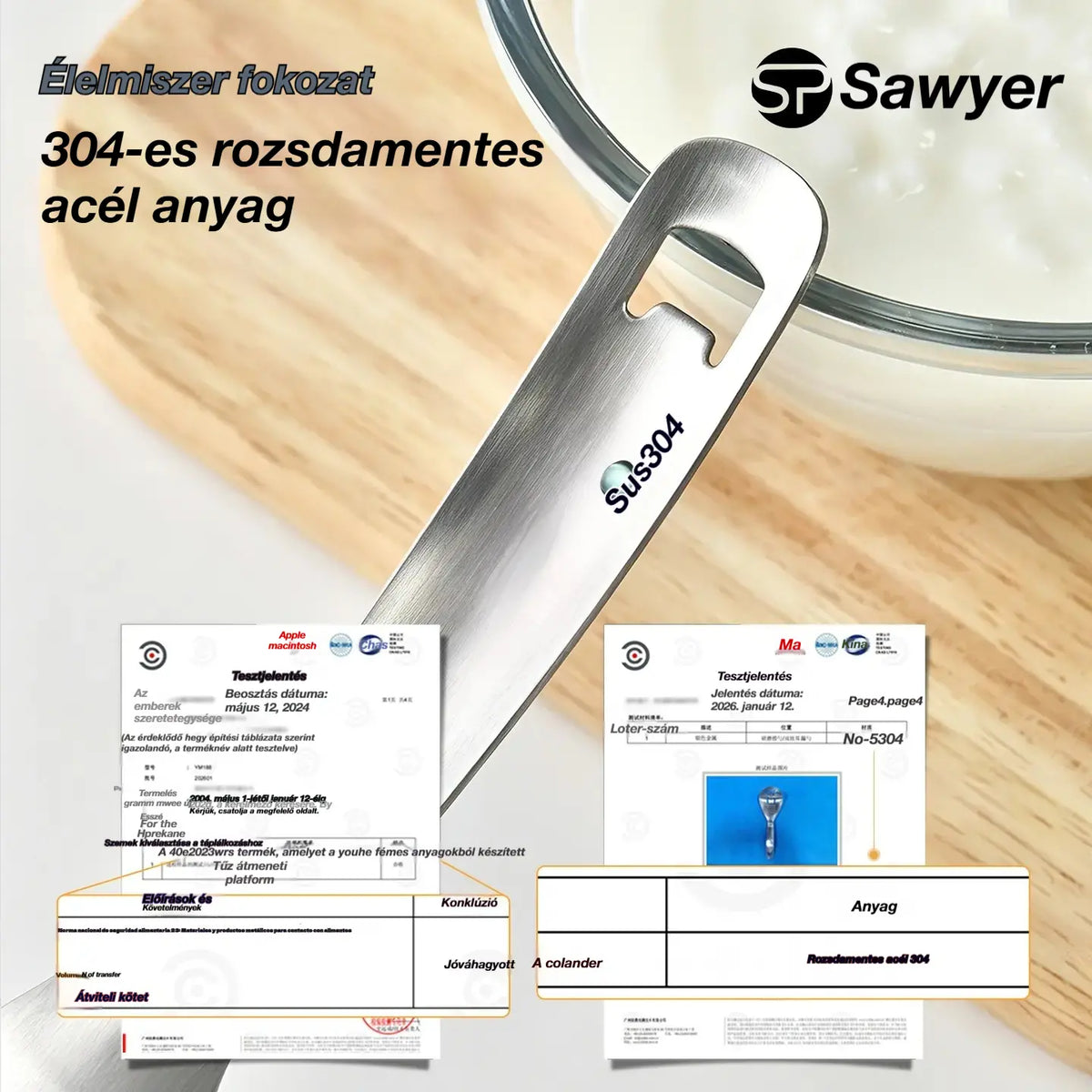 🔥50% kedvezmény🔥🥄304 rozsdamentes acél multifunkciós kanál és szűrő