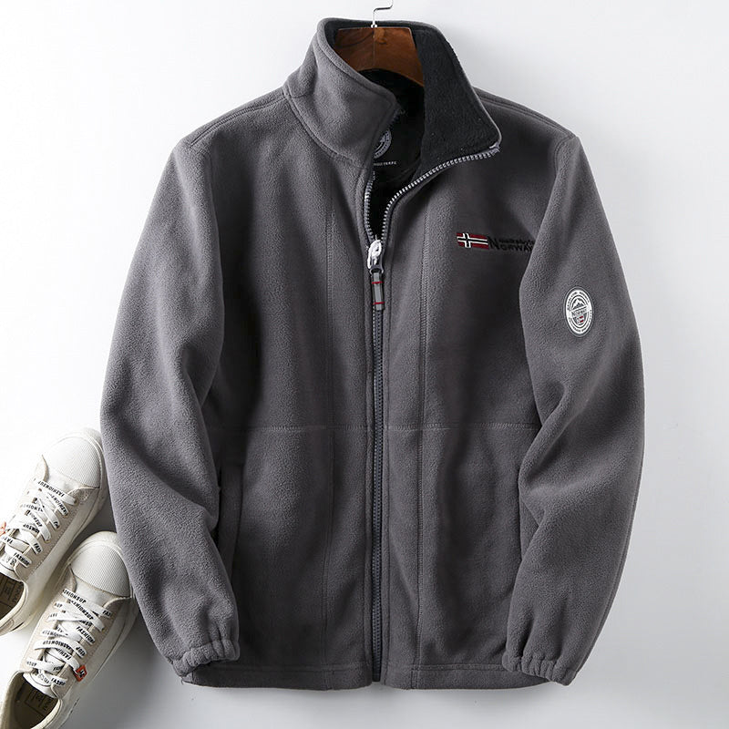 【50% OFF🔥7 napon belül kézbesítjük🔥】❄️🧥Férfi vastag gyapjú bársonykabát, plus size, meleg és kényelmes őszre és télre