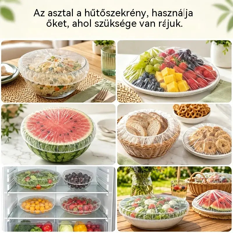 🔥 (300 darab)🍽️ Extra nagy, vastag, élelmiszeripari minőségű antibakteriális műanyag doboz