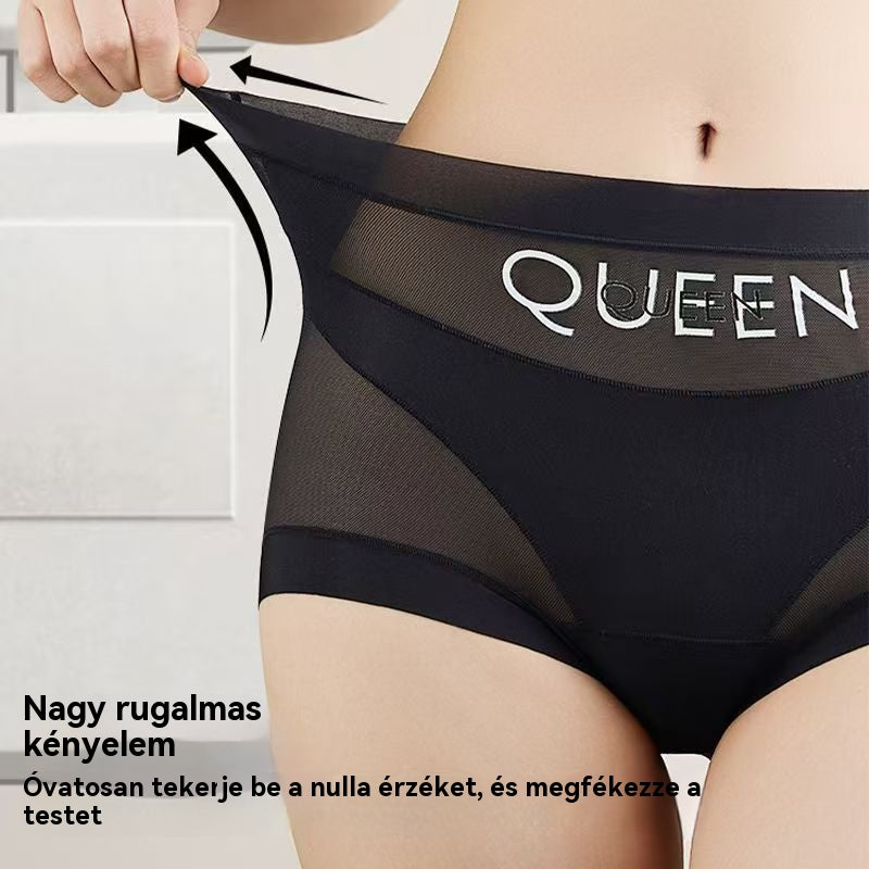 【Utolsó nap - 50% kedvezmény + Vásárolj 3-at, kapj 3-at ingyen】【6 darab】Magas derekú antibakteriális fehérnemű, amely feszesíti a hasat, könnyű és kényelmes