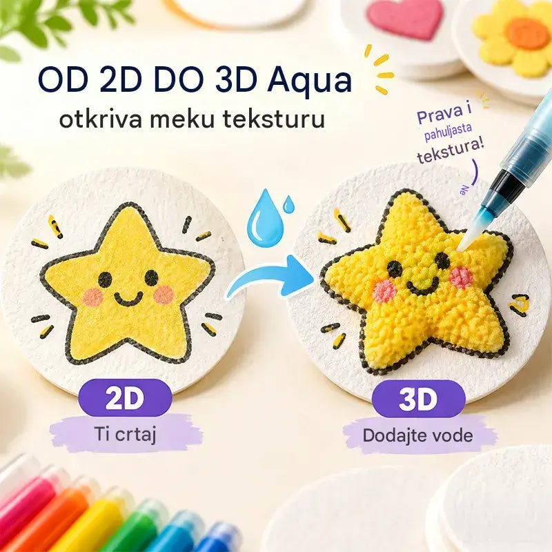 🎨3D szivacsos textúrafestő készlet
