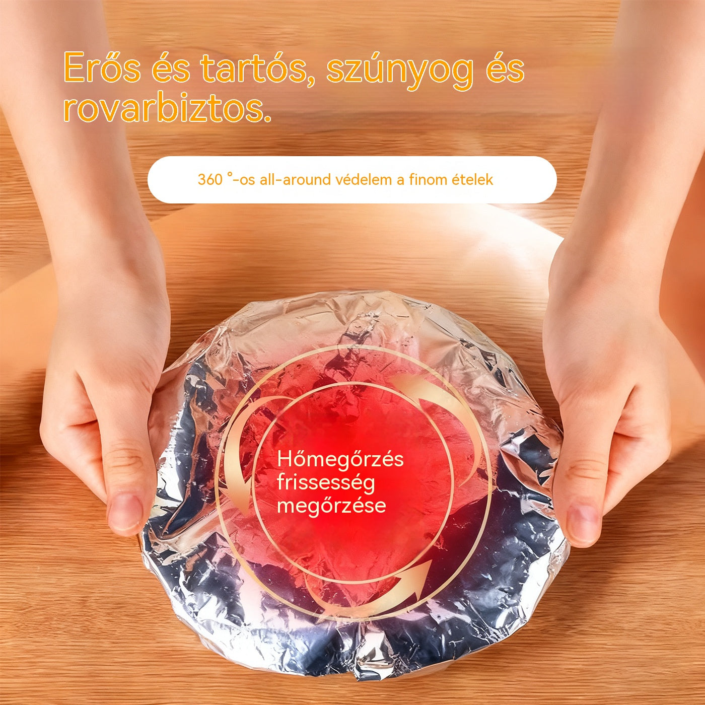 📢📢 50% KEDVEZMÉNY!⏰【100 darab】 Alumíniumfólia szigetelő borítás