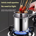 🍢🍖🍗Rozsdamentes acél grillserpenyő - Süthető