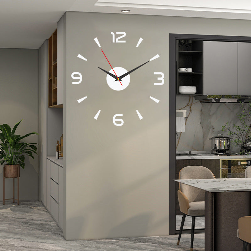 🕑【korlátozott ideig féláron】✨3D megvilágított akril falióra，Fúrás nem szükséges (szükséges saját összeszerelés)