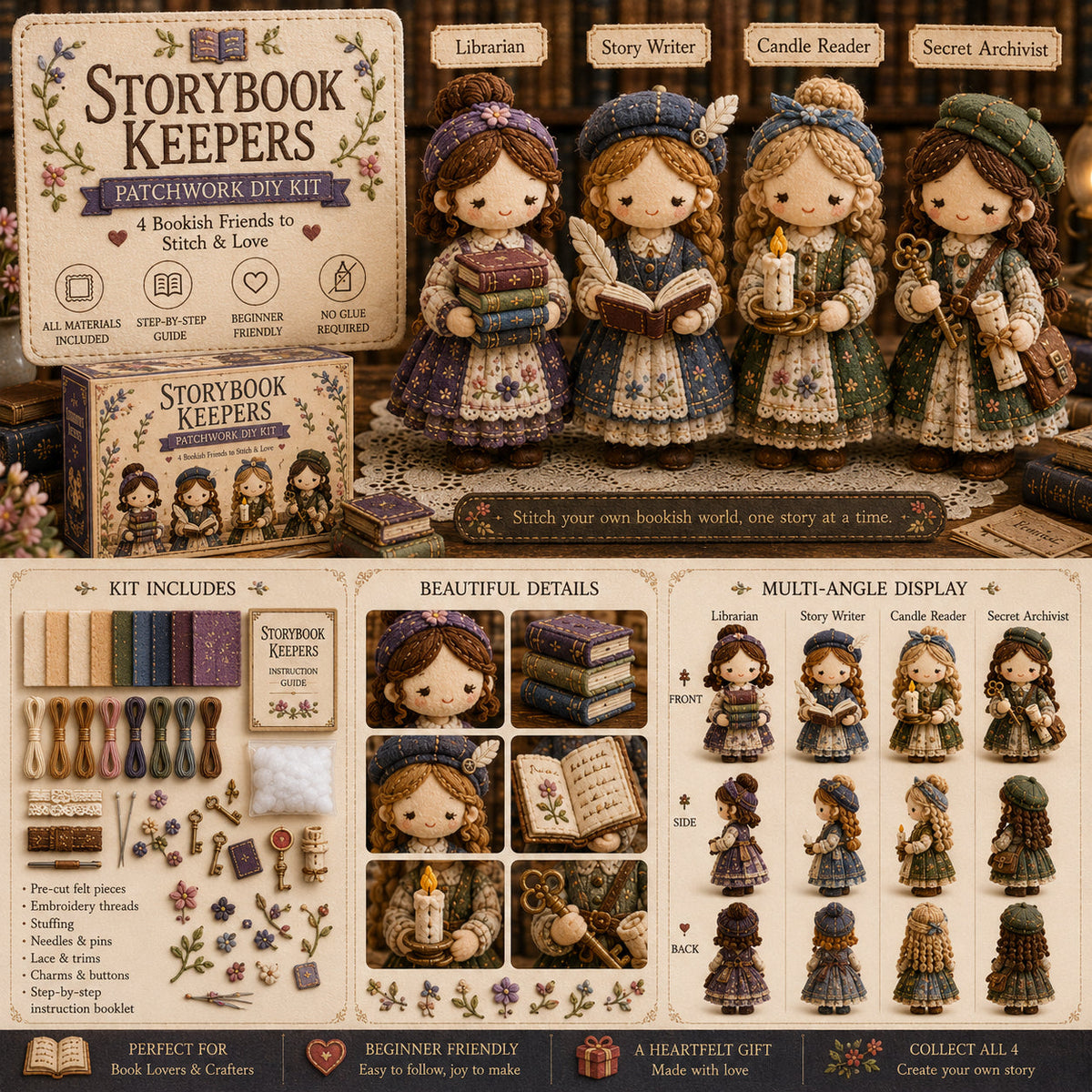 Utolsó nap: Élvezd a 50% kedvezményt!  Miniatűr patchwork készlet a Miniature World sorozatból