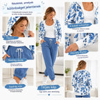 【50% kedvezmény, csak korlátozott ideig!】【S-3XL】💃 💖 Új, 2026-os otthoni szett – egyszerű és elegáns.
