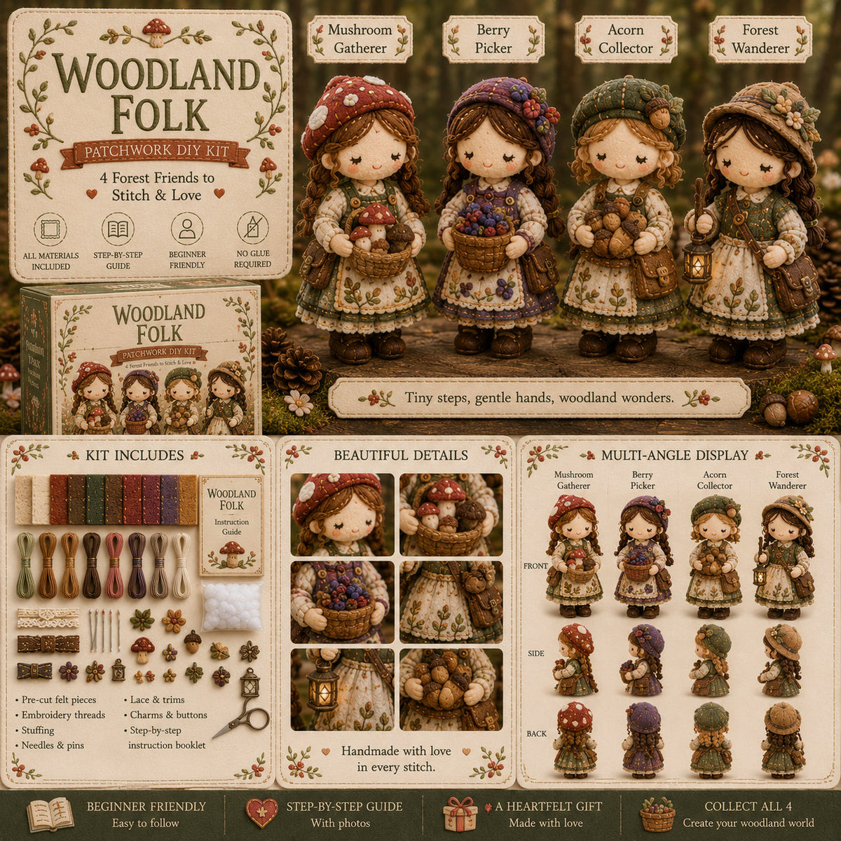 Utolsó nap: Élvezd a 50% kedvezményt!  Miniatűr patchwork készlet a Miniature World sorozatból