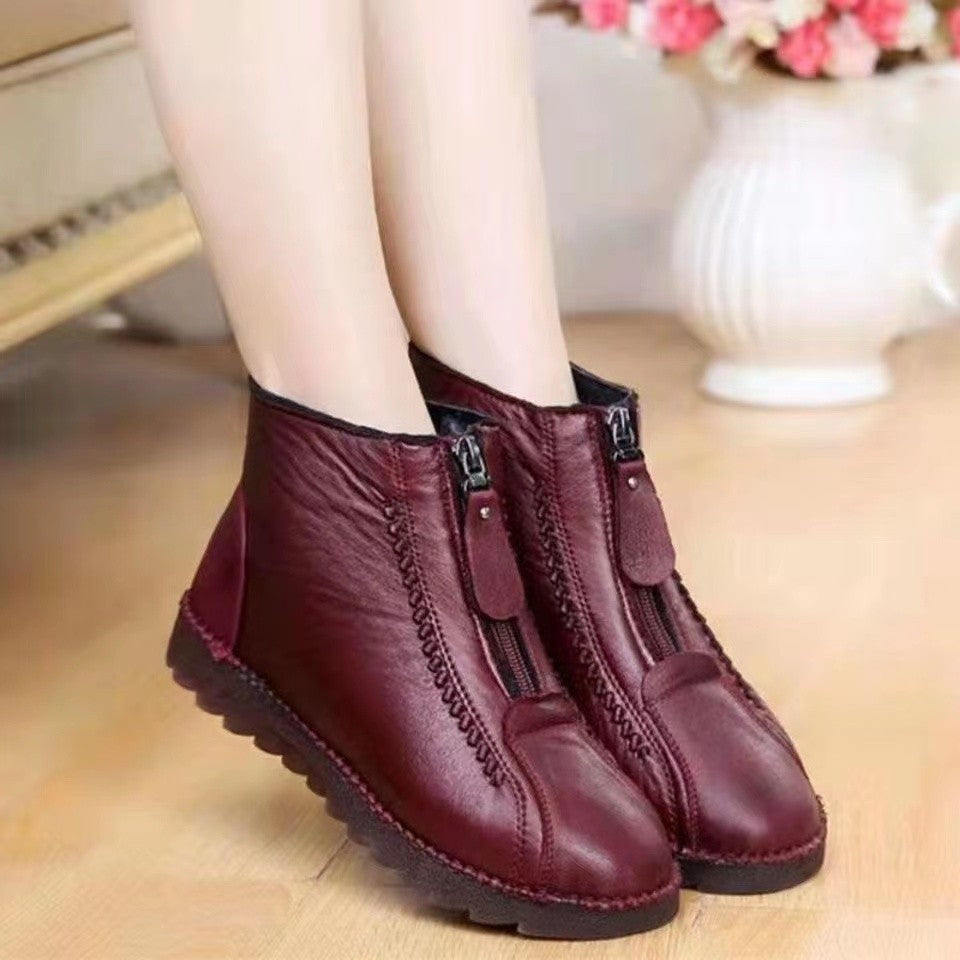 【Időkorlátozott 50% kedvezmény!】👢【35-41】Olasz kézműves női bőrcipő