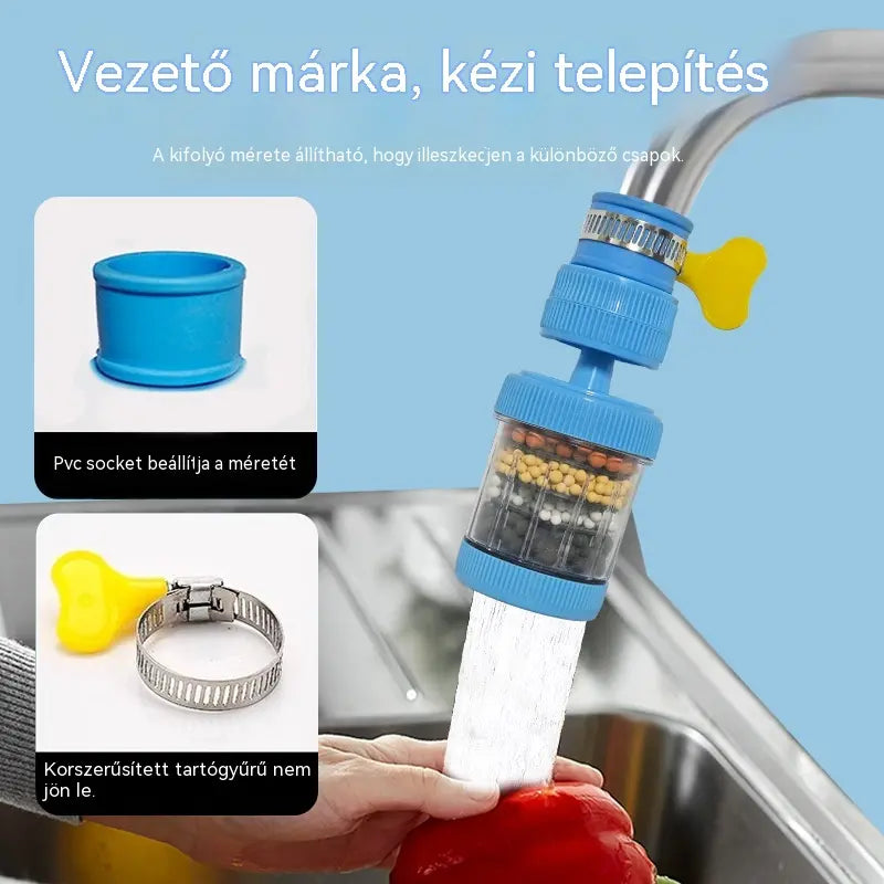 2 tétel 8400 Ft.🔥Vegyél egyet, és a másodikat ingyen kapod! 💧 Csapszűrő: javítja a csapvíz minőségét.