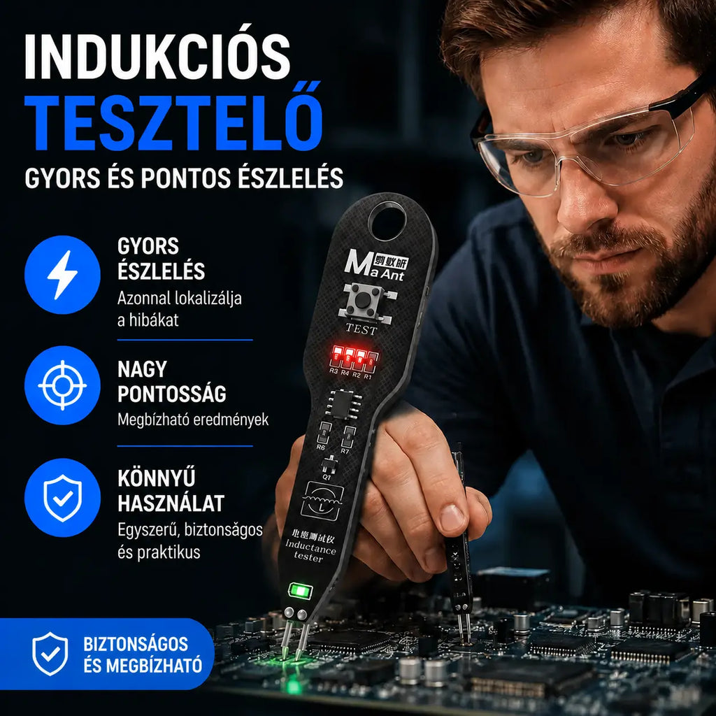 ⚡【Vásároljon egyet, kapjon egyet ingyen】Induktivitásmérő: Elektronikus berendezések hibáinak gyors elhárítása
