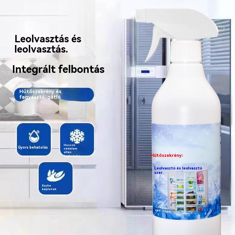 【Utolsó napi akció 50% KEDVEZMÉNY】 - Kiolvasztó spray hűtőszekrényhez és fagyasztóhoz