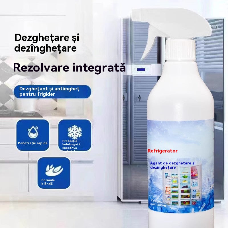 【Utolsó napi akció 50% KEDVEZMÉNY】 - Kiolvasztó spray hűtőszekrényhez és fagyasztóhoz
