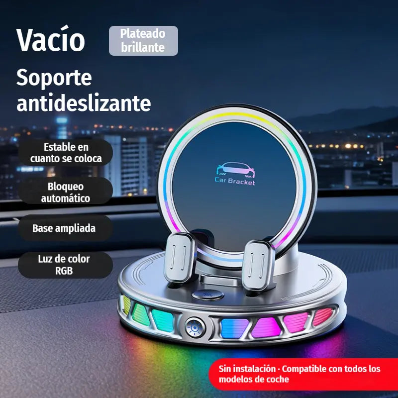 📱 RGB autós telefontartó automatikus rögzítéssel és 15 W-os vezeték nélküli töltéssel