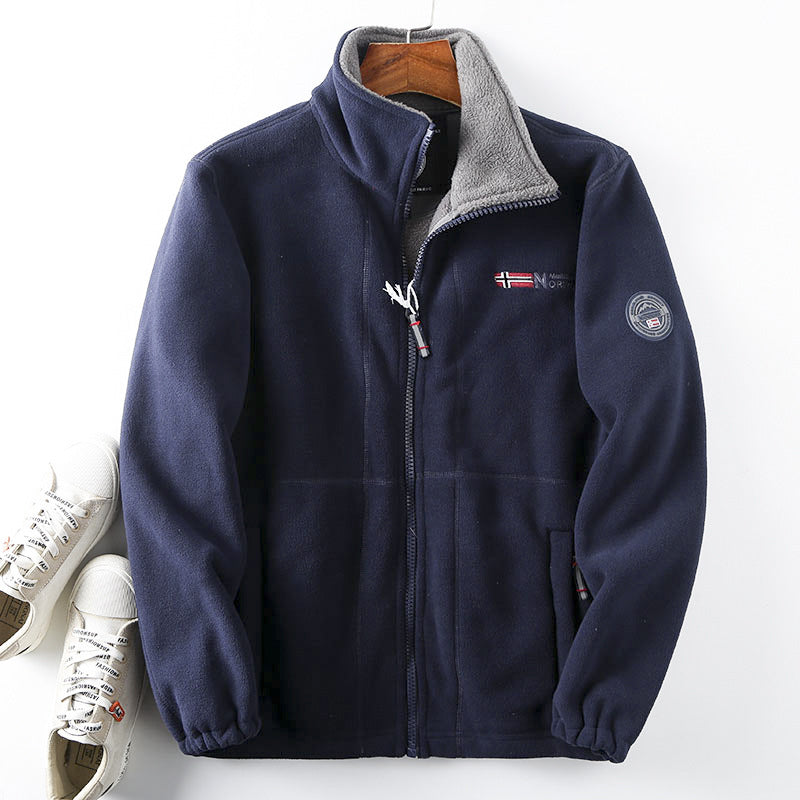 【50% OFF🔥7 napon belül kézbesítjük🔥】❄️🧥Férfi vastag gyapjú bársonykabát, plus size, meleg és kényelmes őszre és télre