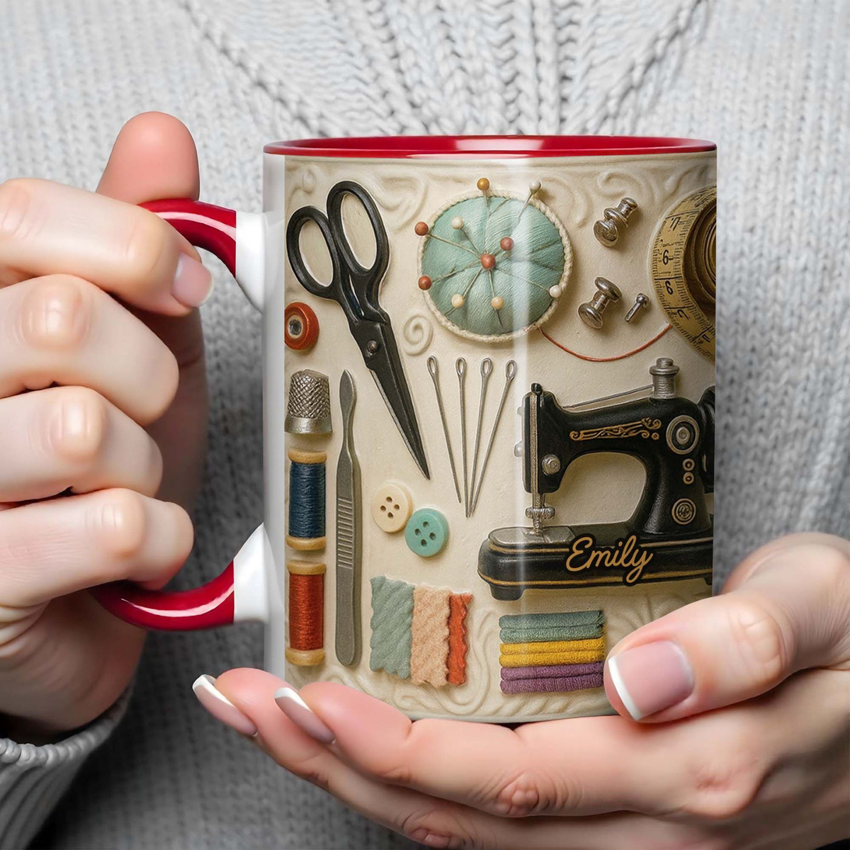 【CSAK MOST: -50% KEDVEZMÉNY!】🧵☕Varróbögre - a tökéletes ajándék kreatív lelkeknek, akik imádnak varrni