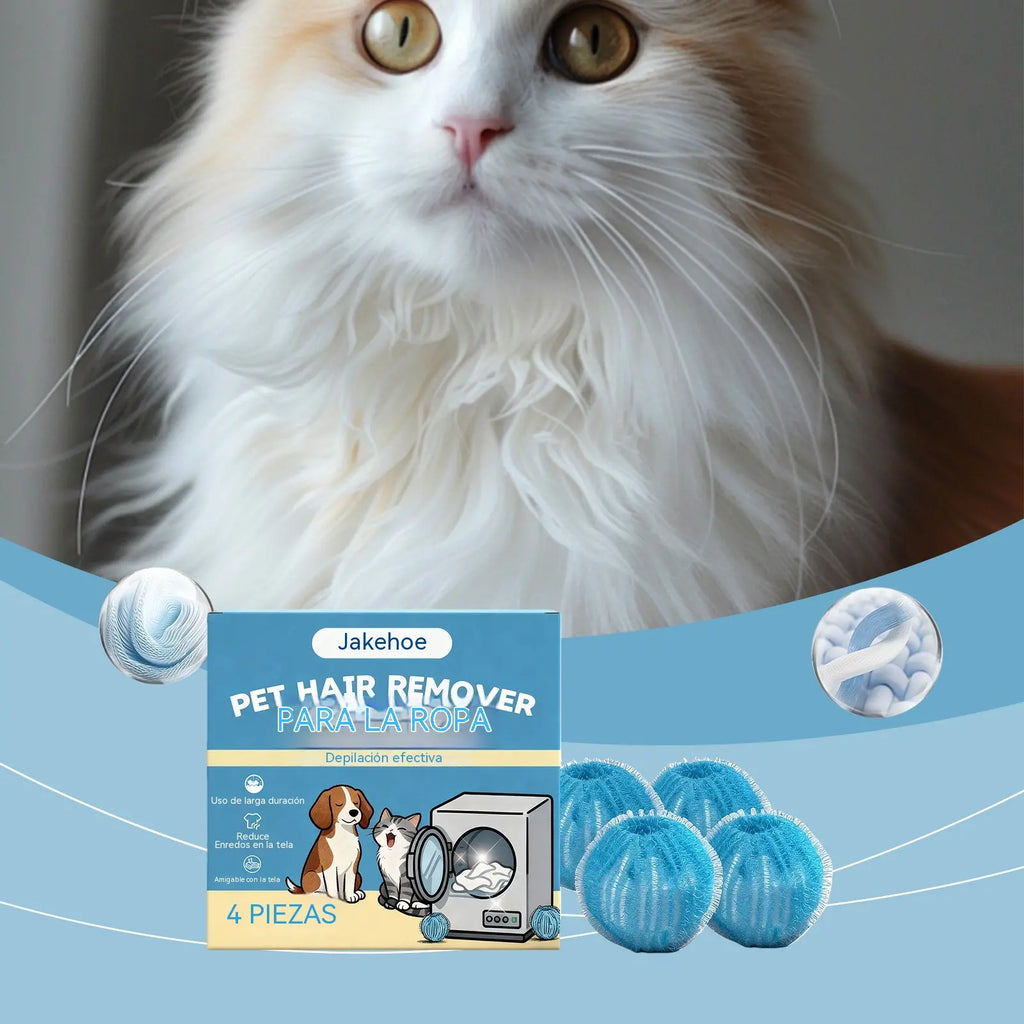 ✨🐾【Két doboz】Újrafelhasználható mosólabdák háziállatszőr eltávolítására