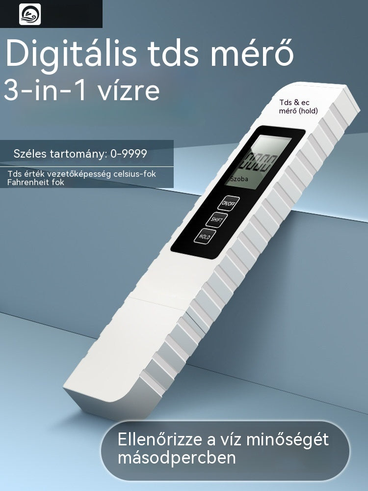 💧Vásárolj 1-et, kapsz 1-et ingyen【 2 darab 7900 Ft】🔍 3 az 1-ben digitális TDS vízmérő – Ellenőrizd a vízminőséget másodpercek alatt ✨