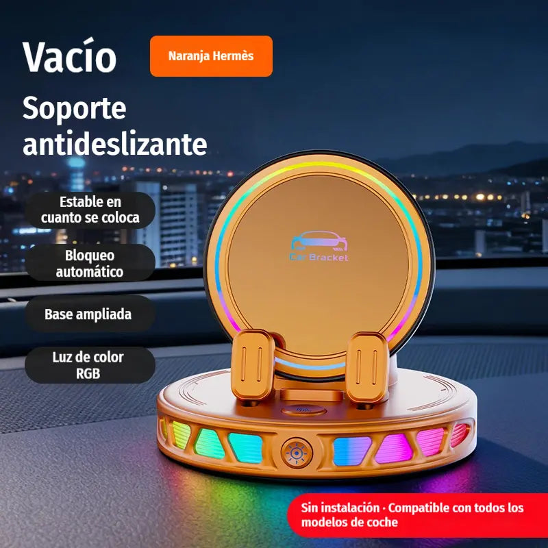 📱 RGB autós telefontartó automatikus rögzítéssel és 15 W-os vezeték nélküli töltéssel