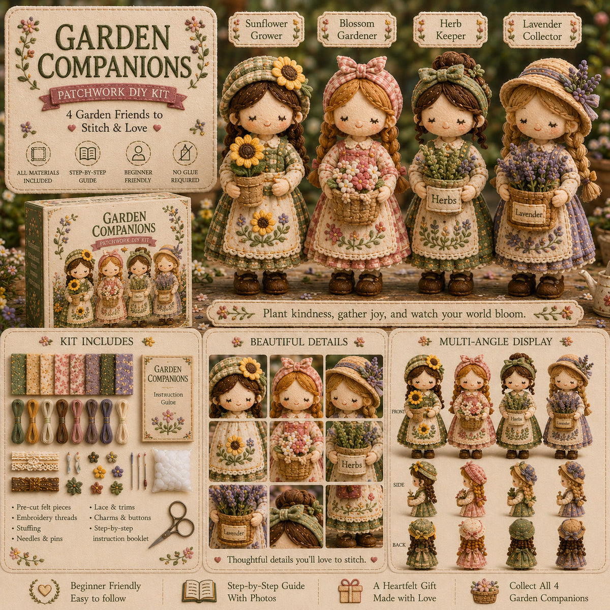 Utolsó nap: Élvezd a 50% kedvezményt!  Miniatűr patchwork készlet a Miniature World sorozatból