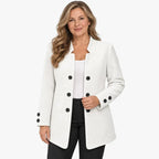【Időkorlátozott 50% kedvezmény!】✨【S-5XL】 Stílusos őszi/téli kétsoros blézer (3 gombos fazon)