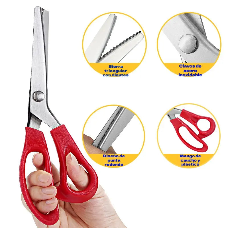 ✂️✨ Varró- és csipkeolló DIY kézműves munkákhoz 🧵💖 Precíz és könnyed vágás minden alkalommal, hogy elkészíthesd saját mesterműveidet 🎀🌟