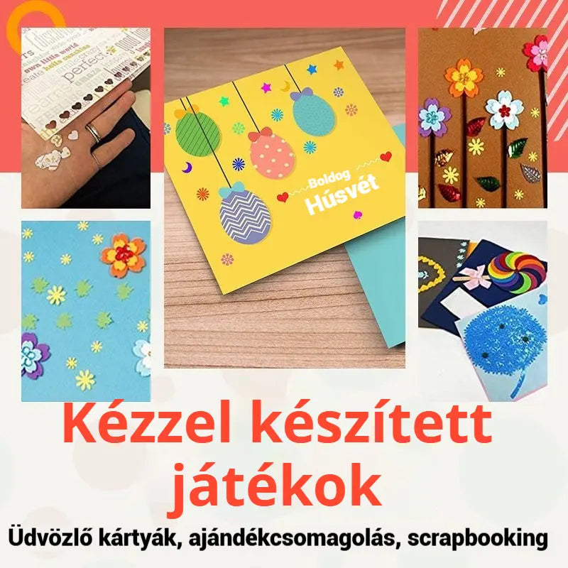 🔥✨👼【10 darab】 barkácsolás gyermek kézműves tárgyakat, dombornyomott játékokat