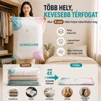 【Időkorlátozott 50% kedvezmény!】🧳【5 tétel ára 9000 Ft】💨 Nagy, összenyomható vákuumos tárolózacskó: nem igényel pumpát, szivárgásmentes és ideális helytakarékosságra bőröndökben és otthon ✈️