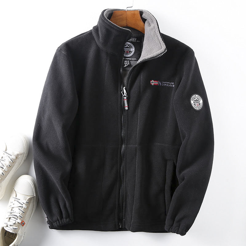 【50% OFF🔥7 napon belül kézbesítjük🔥】❄️🧥Férfi vastag gyapjú bársonykabát, plus size, meleg és kényelmes őszre és télre