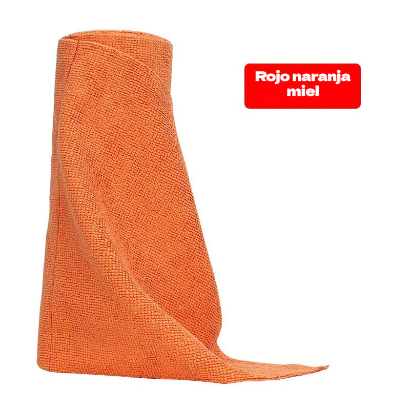 Újrafelhasználható tekercses tisztítókendők, amelyek egyenként letéphetők